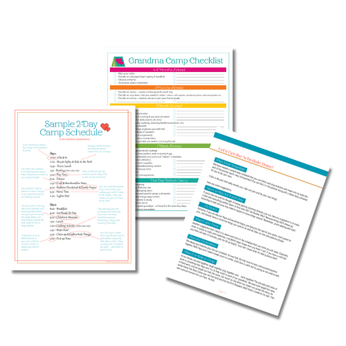 Grandma Camp Resource Guide w/FREE Companion Planner (ES) + FREE Outdoor Games